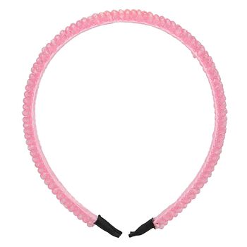 Girls Pink Embellished Headband