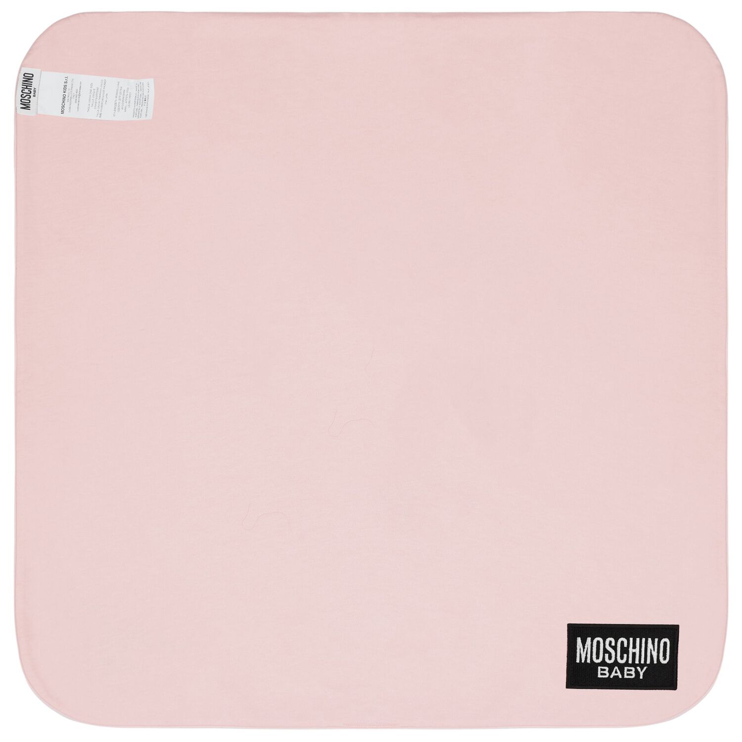 بطانية أطفال بشعار تيدي بير باللون الوردي للفتيات, 4, hi-res