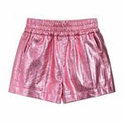 Girls Pink Metallic Shorts, 1, hi-res