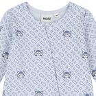Baby Boys Blue Logo Babygrow Gift Set, 2, hi-res