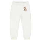 Younger White Teddy Bear Logo Tracksuit, 1, hi-res