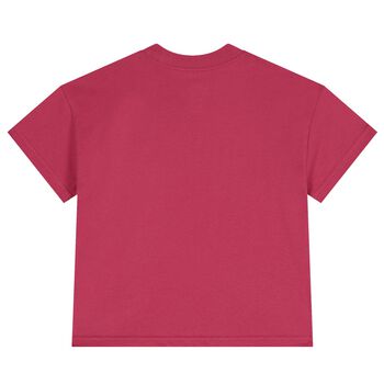 Girls Pink Logo T-Shirt