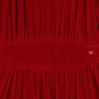 فستان بنات باكمام طويله باللون الاحمر , 1, hi-res