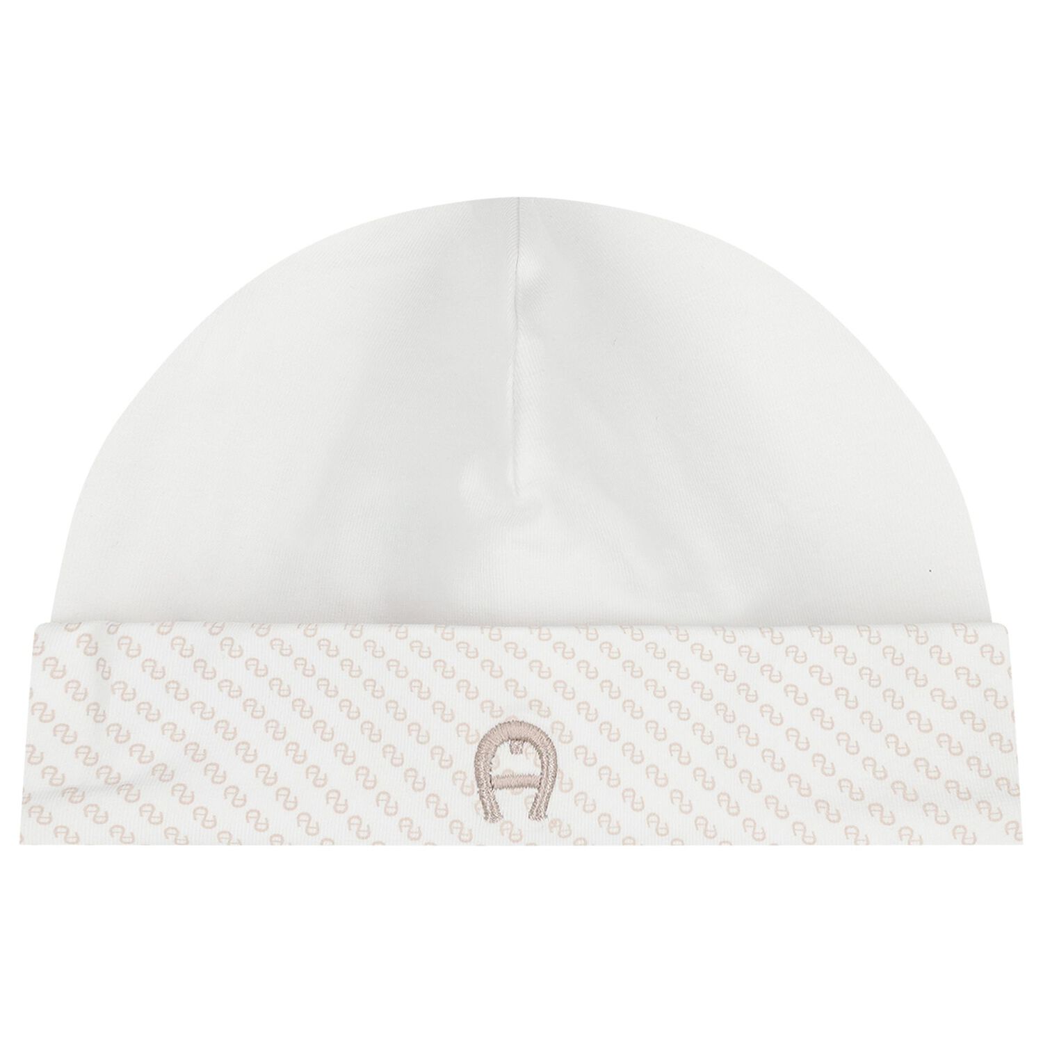 White & Beige Logo Babygrow Gift Set, 1, hi-res