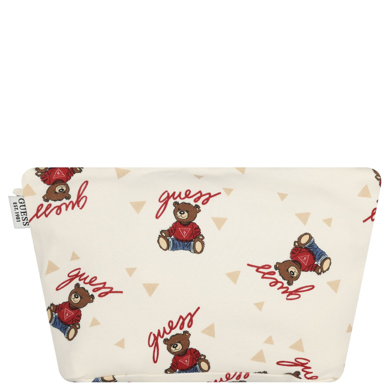 Ivory & White Teddy Bear Logo Baby Bodysuit Set, 3, hi-res