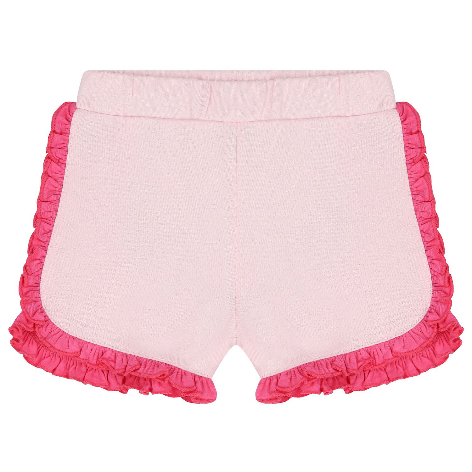 طقم شورت بنات بكشكشة باللون الوردى, 1, hi-res image number null