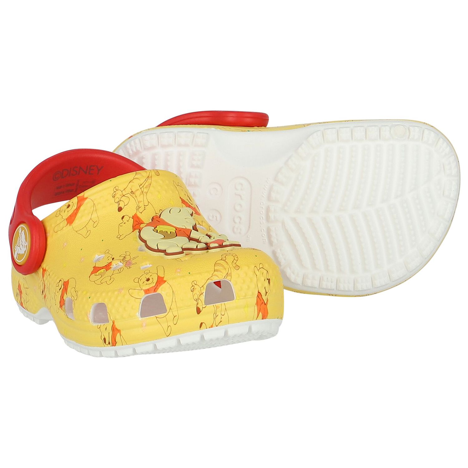 Yellow Winnie The Pooh Classic Clog Sandals, 1, hi-res image number null
