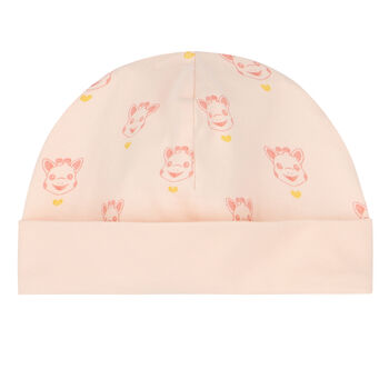 Pink Logo Baby Hat