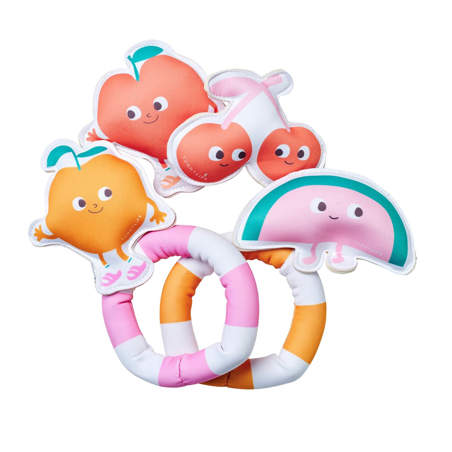 Girls Pink Fruit Dive Buddie Toys Set, 1, hi-res