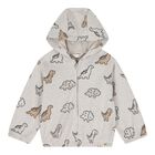 Baby Boys Grey & White Dinosaur Tracksuit ( 3 Piece ), 1, hi-res