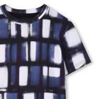 Boys Blue & White Abstract T-Shirt, 1, hi-res