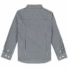 Boys Navy Blue & White Logo Shirt, 2, hi-res