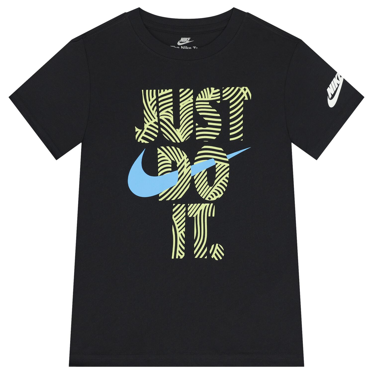 Boys Black Logo T-Shirt, 2, hi-res