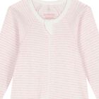 Baby Girls White & Pink Babygrows ( 2 Pack ), 4, hi-res