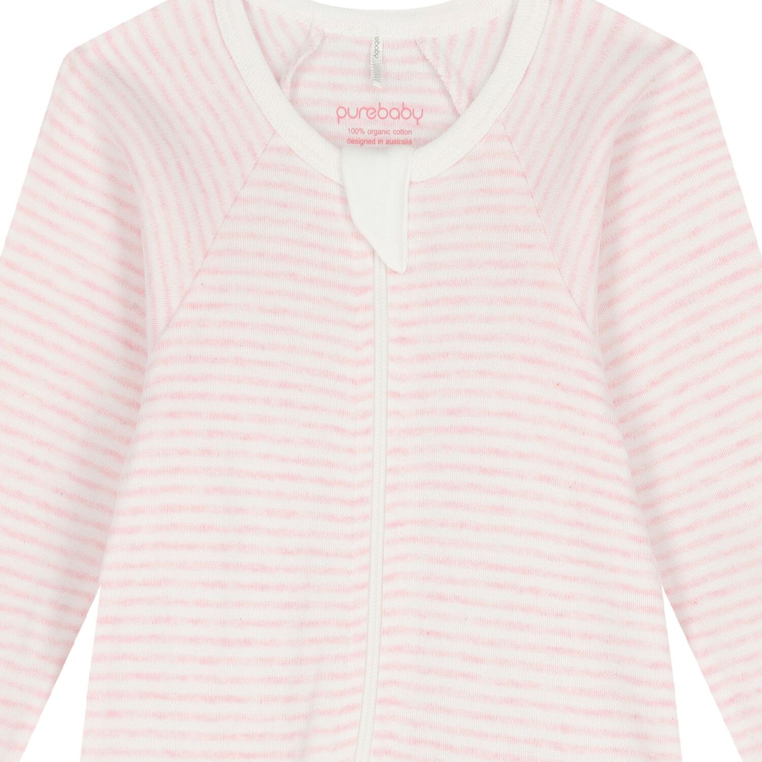 Baby Girls White & Pink Babygrows ( 2 Pack ), 4, hi-res image number null