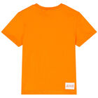 Boys Orange Logo T-Shirt, 1, hi-res