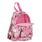 حقيبة ظهر وردية بشعار للفتيات الصغيرات, 2, hi-res