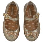 Younger Girls Gold & Silver Glitter Jelly Shoes, 3, hi-res