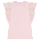 Girls Pink Logo T-Shirt, 2, hi-res