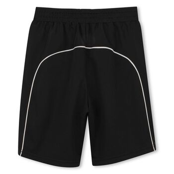 Boys Black Logo Shorts