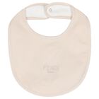 طقم هدايا ملابس أطفال بالشعار باللون البيج والأبيض, 1, hi-res