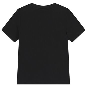 Boys Black Logo T-Shirt