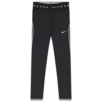 بنطلون ضيق للبنات بشعار باللون الأسود