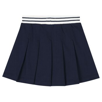 تنورة بنات قطن باللون الكحلي 