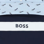 مدس بالشعار باللون الكحلى, 1, hi-res