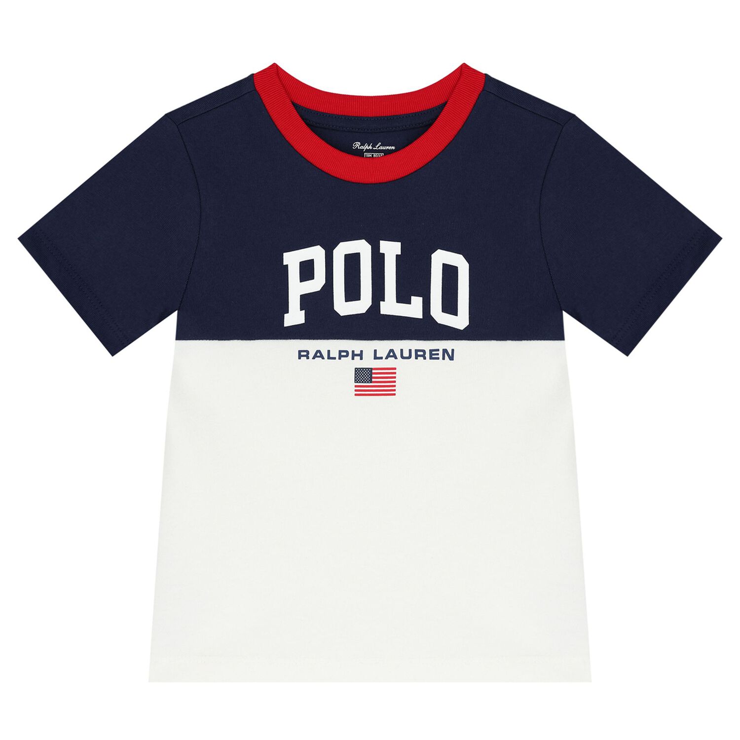 Baby Boys White & Navy Blue Logo Shorts Set, 1, hi-res