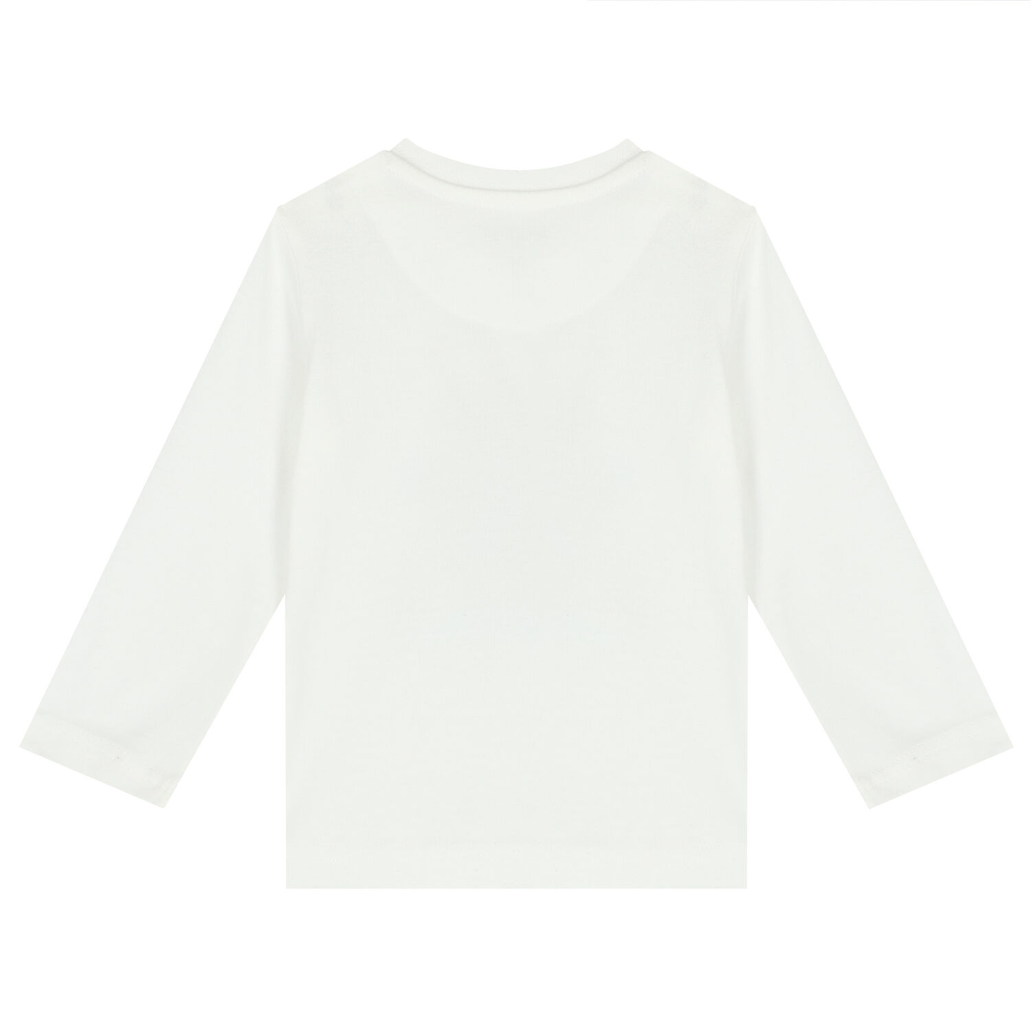 Younger Boys Ivory Robot Long Sleeve Top, 1, hi-res