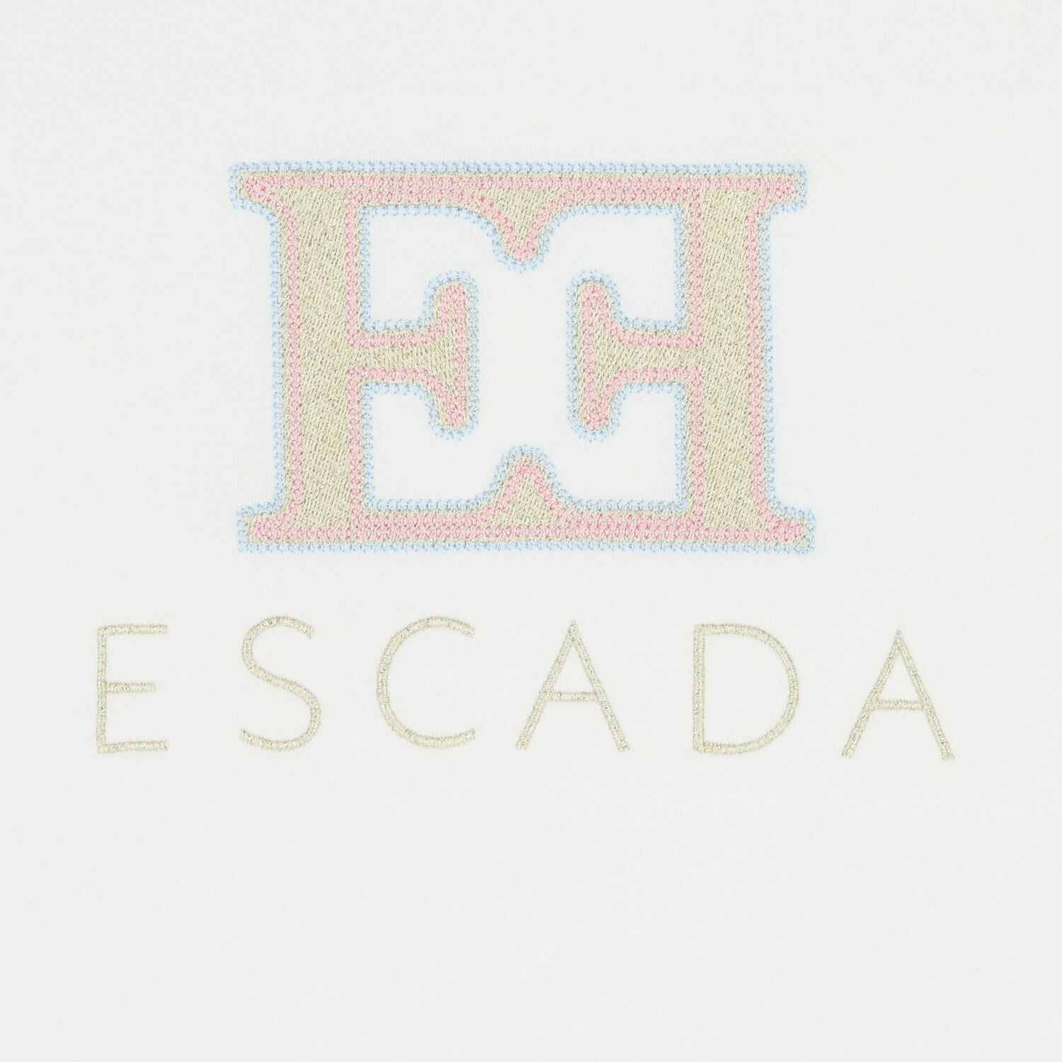 تيشيرت بنات بالشعار باللون الابيض , 1, hi-res