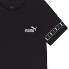 Boys Black Logo T-Shirt, 1, hi-res