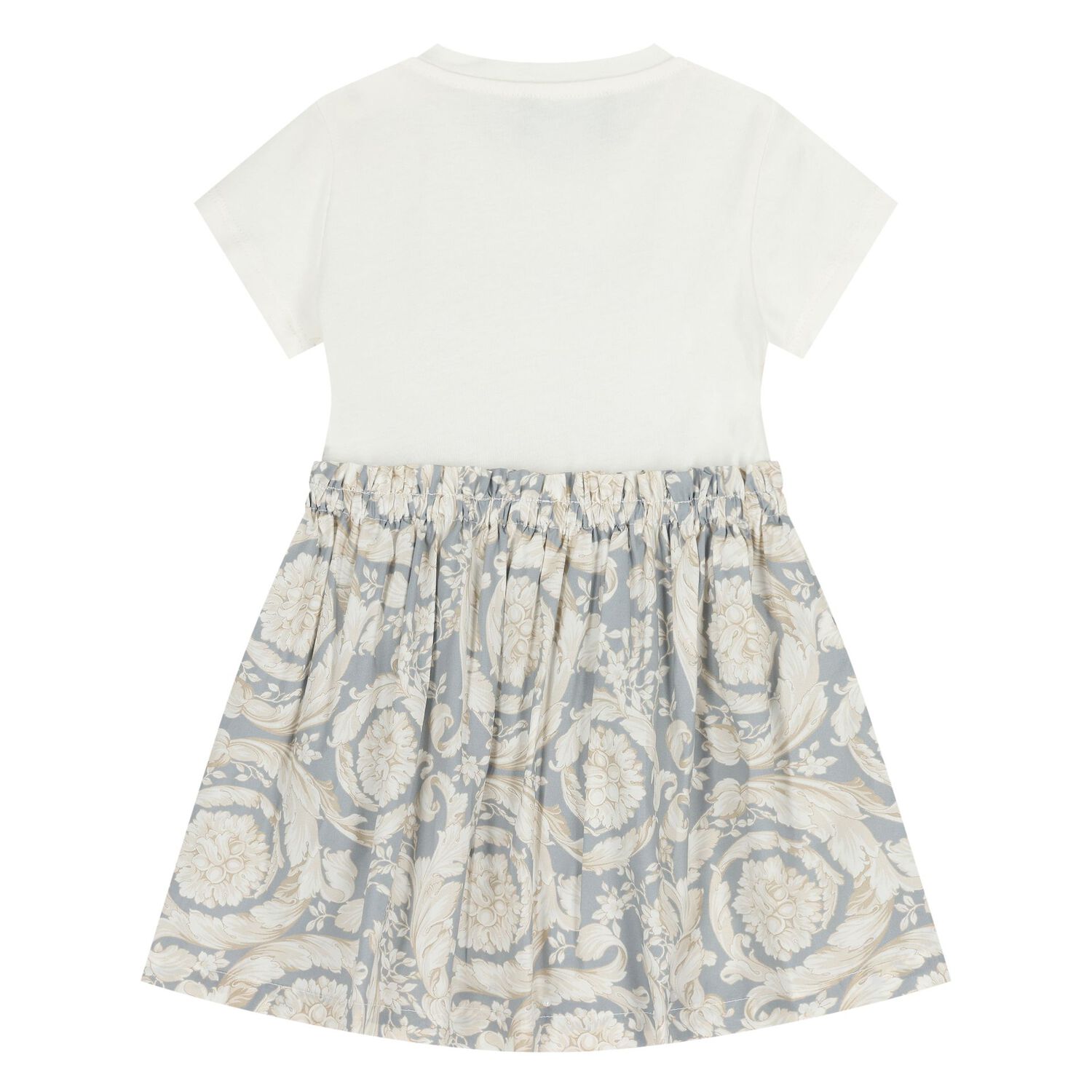 فستان أبيض ووردي وأسود للفتيات الصغيرات, 1, hi-res