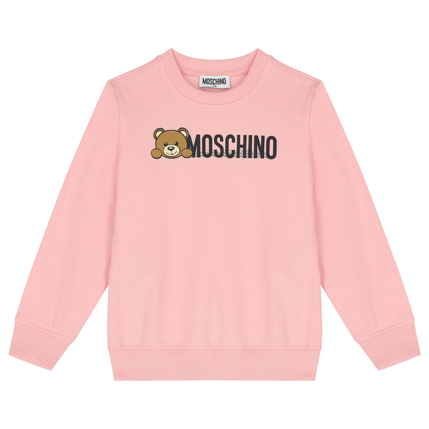 Pink Teddy Bear Logo Sweatshirt, 2, hi-res