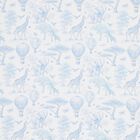 Baby Boys White & Blue Africa Blanket, 1, hi-res