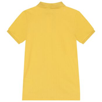 Boys Yellow Logo Polo Shirt