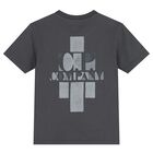 Boys Grey Logo T-Shirt , 1, hi-res