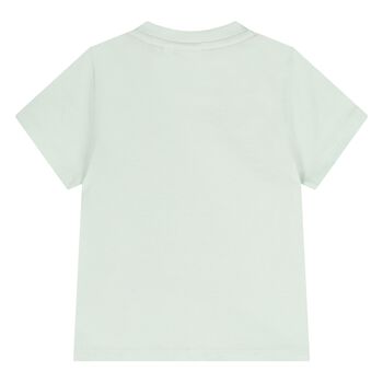 Younger Boys Green Logo T-Shirt