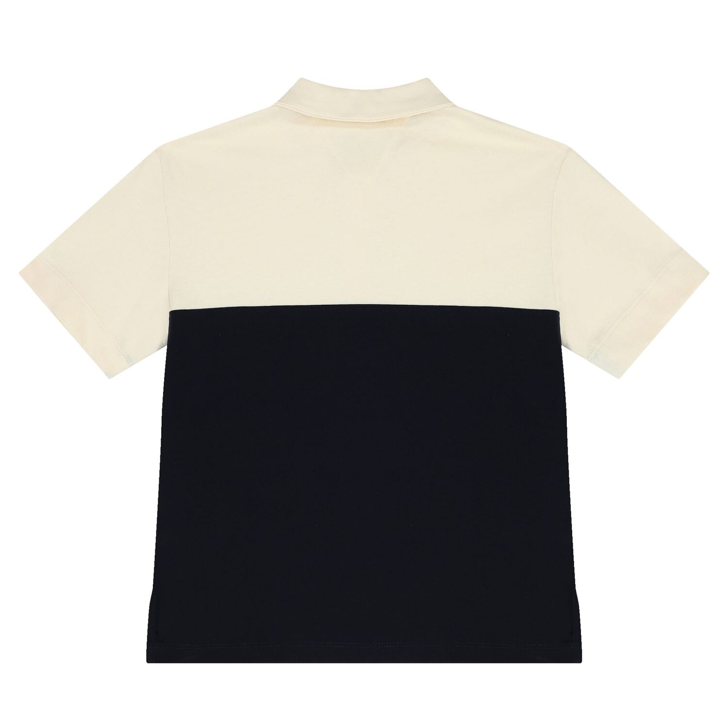 تيشيرت أولاد بولو بالشعار باللون العاجي والكحلي, 1, hi-res