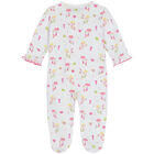 أفرول بنات بطبعة حورية البحر باللون الابيض, 1, hi-res