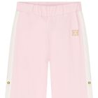 Girls Pink Logo Trousers, 1, hi-res