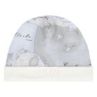 Baby Boys Blue & Grey Geo Map Babygrow Gift Set, 3, hi-res