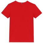 Boys Red Logo T-Shirt, 3, hi-res