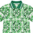 Boys Green & White Majolica Polo Shirt, 1, hi-res
