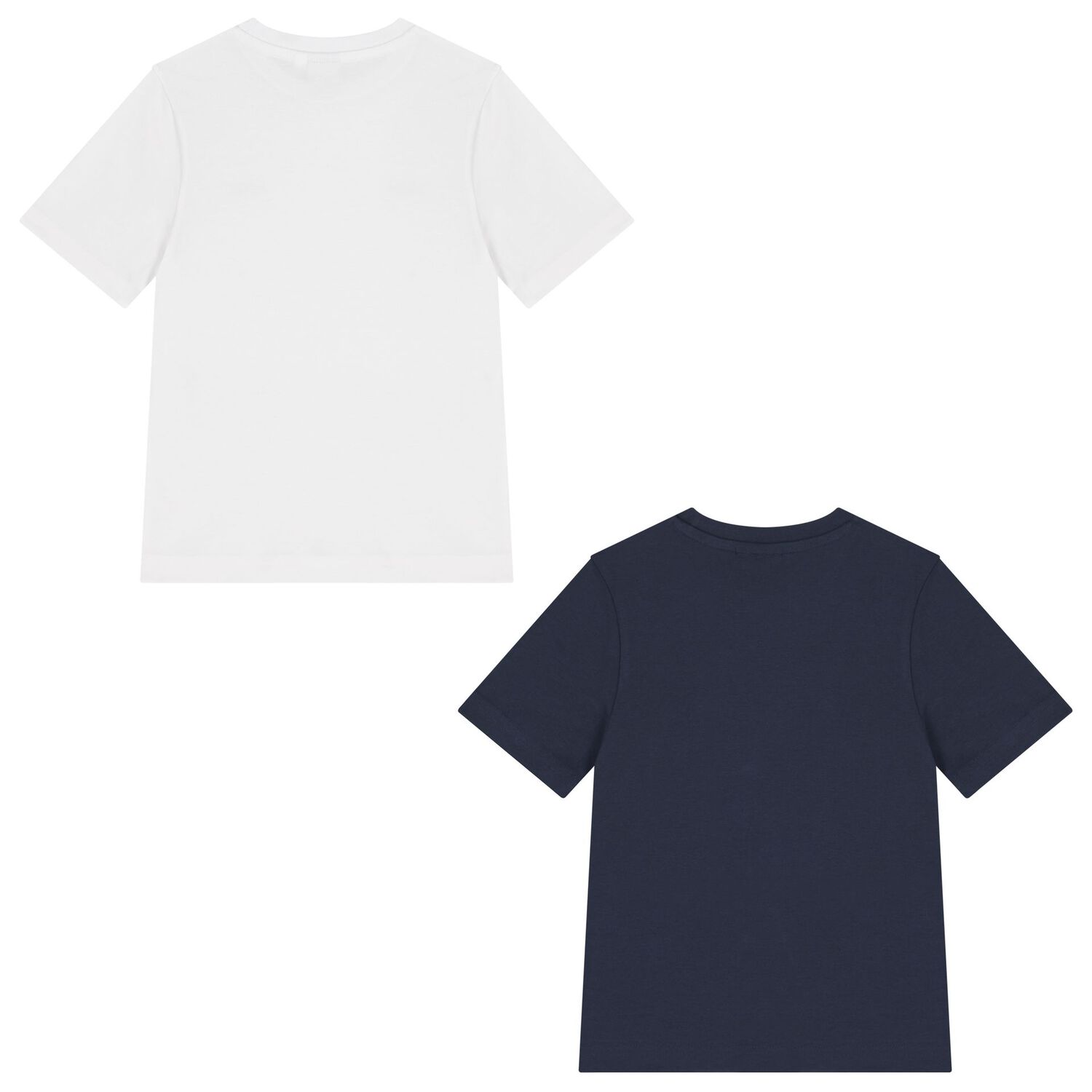 Boys White & Navy Blue T-Shirts (2 Pack), 3, hi-res