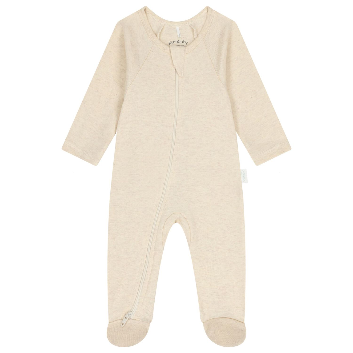 White & Beige Babygrows ( 4 Pack ), 3, hi-res