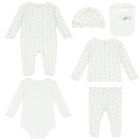 Baby Boys White & Grey 7 Piece Set, 1, hi-res