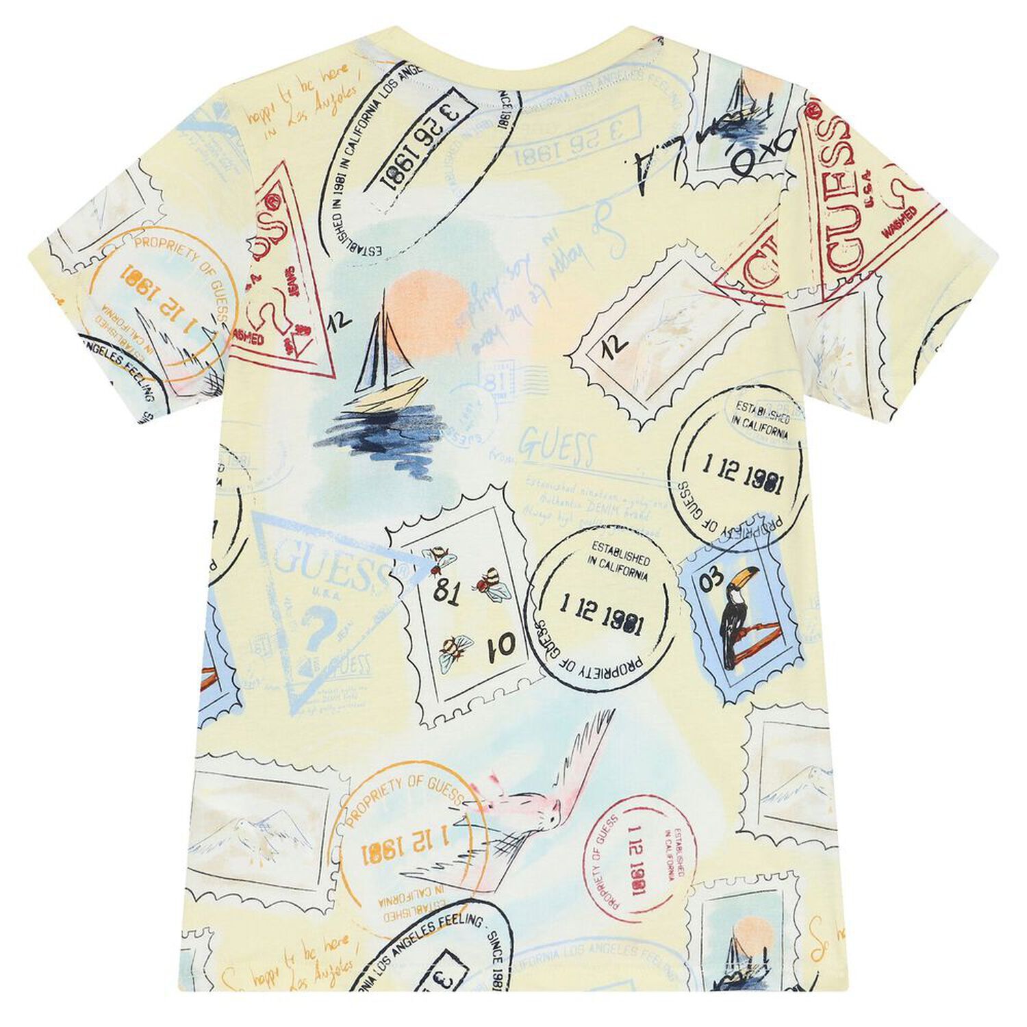 Boys Yellow Logo T-Shirt, 1, hi-res