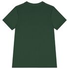Boys Green Logo T-shirt, 3, hi-res